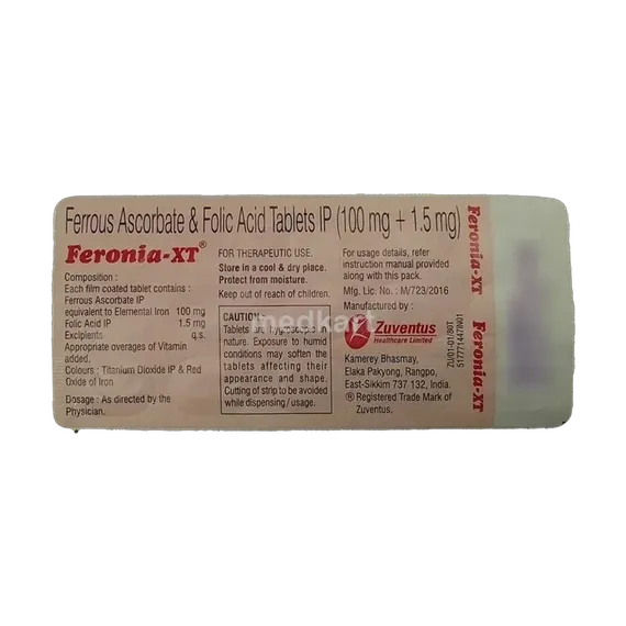 feronia xt tablet 15's